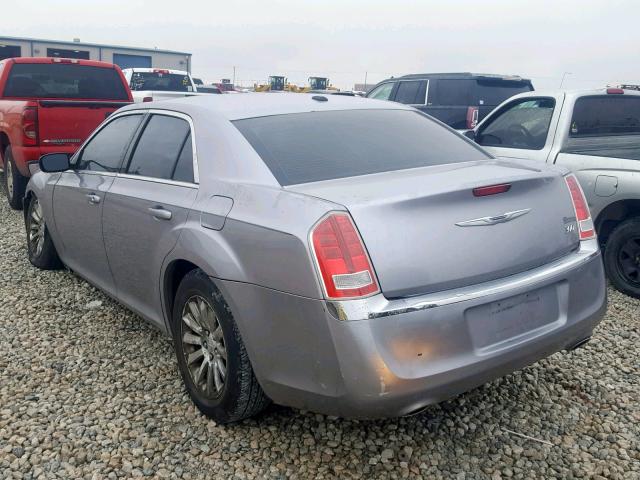 2C3CCAAG9EH252827 - 2014 CHRYSLER 300 SILVER photo 3