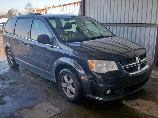 2D4RN5DG3BR646660 - 2011 DODGE GRAND CARA BLACK photo 1