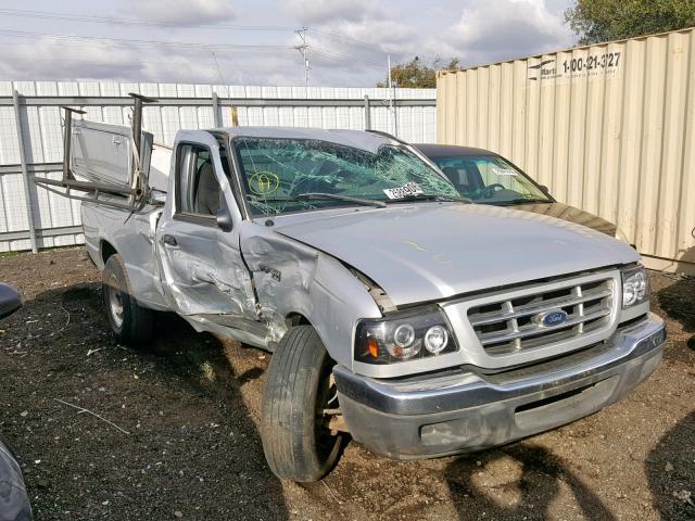 1FTYR10D13PB28633 - 2003 FORD RANGER SILVER photo 1