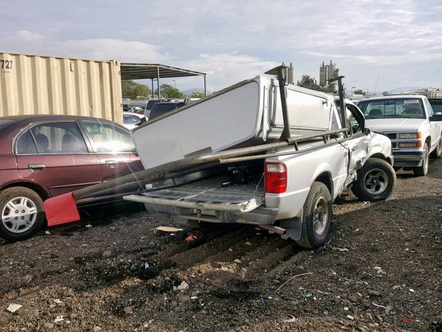 1FTYR10D13PB28633 - 2003 FORD RANGER SILVER photo 4