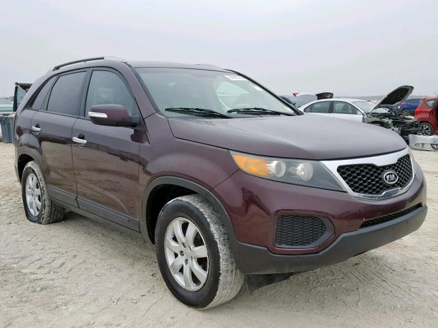 5XYKT4A28BG108239 - 2011 KIA SORENTO BA MAROON photo 1