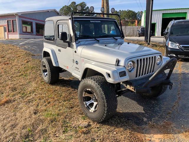 1J4FA39S55P375100 - 2005 JEEP WRANGLER X SILVER photo 1