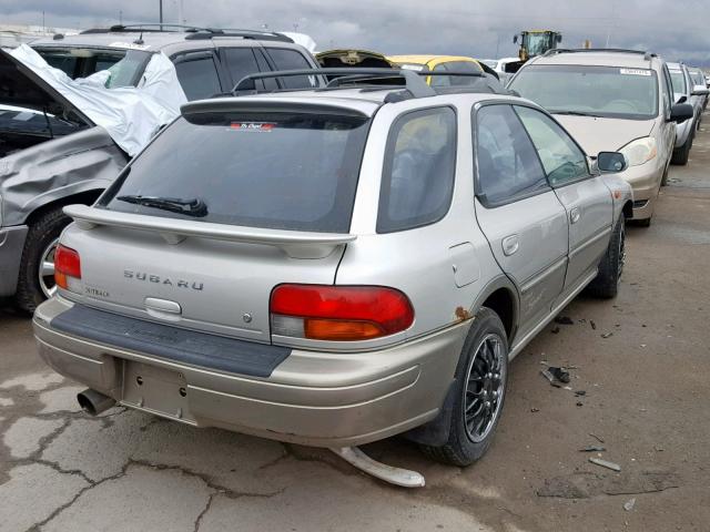 JF1GF4850YG809771 - 2000 SUBARU IMPREZA OU SILVER photo 4