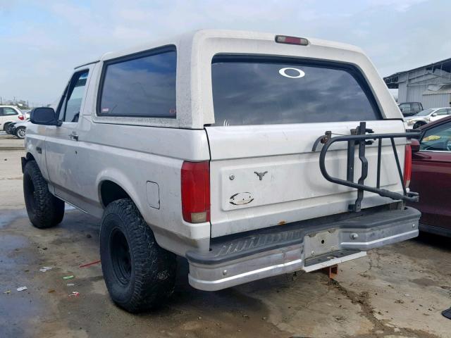 1FMEU15N8SLB07511 - 1995 FORD BRONCO U10 WHITE photo 3