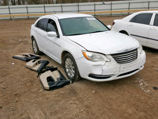 1C3CCBBBXDN584967 - 2013 CHRYSLER 200 TOURIN WHITE photo 1