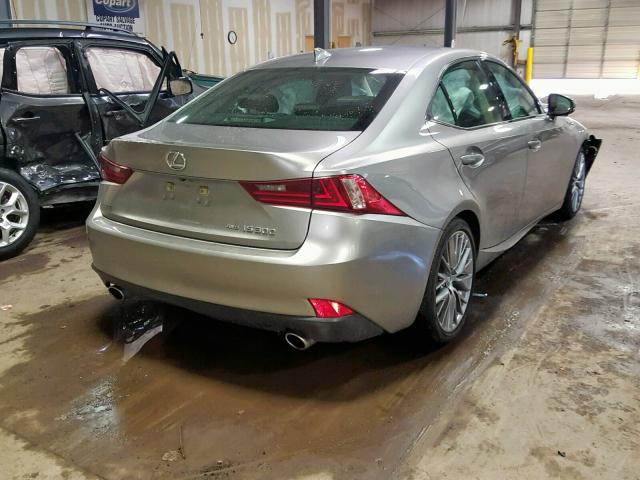 JTHCM1D25G5014751 - 2016 LEXUS IS 300 GRAY photo 4