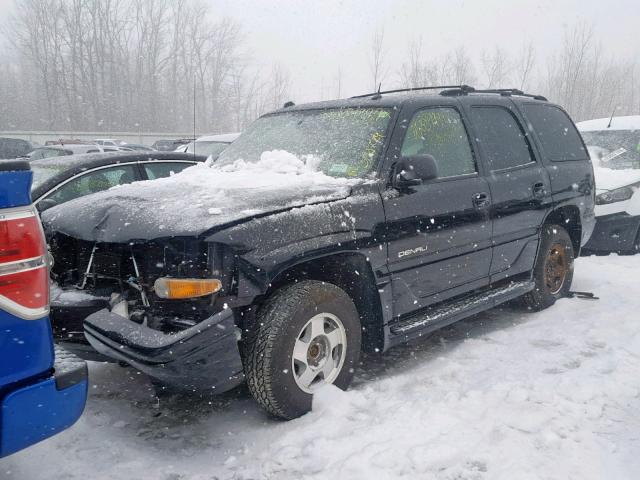 1GKEK63U04J228800 - 2004 GMC YUKON DENA BLACK photo 2