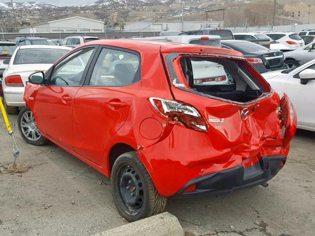 JM1DE1KZ8E0181036 - 2014 MAZDA MAZDA2 SPO 红色 照片 3