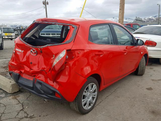 JM1DE1KZ8E0181036 - 2014 MAZDA MAZDA2 SPO 红色 照片 4