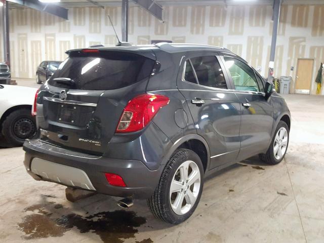 KL4CJESB4GB744909 - 2016 BUICK ENCORE GRAY photo 4