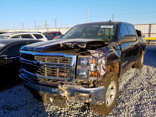 3GCUKREC3EG547785 - 2014 CHEVROLET SILVERADO K1500 LT  photo 2