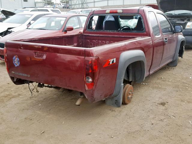 1GCDS199078164699 - 2007 CHEVROLET COLORADO MAROON photo 4