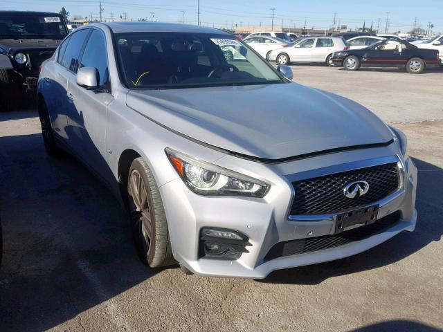 JN1BV7AR7EM681633 - 2014 INFINITI Q50 BASE SILVER photo 1