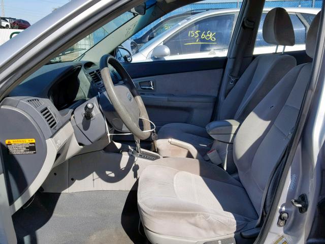 KNAFE121275433904 - 2007 KIA SPECTRA EX SILVER photo 5