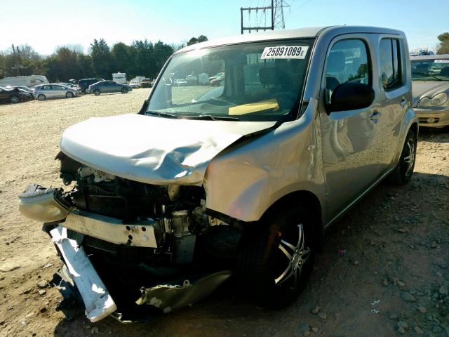 JN8AZ28R49T123549 - 2009 NISSAN CUBE BASE TAN photo 2