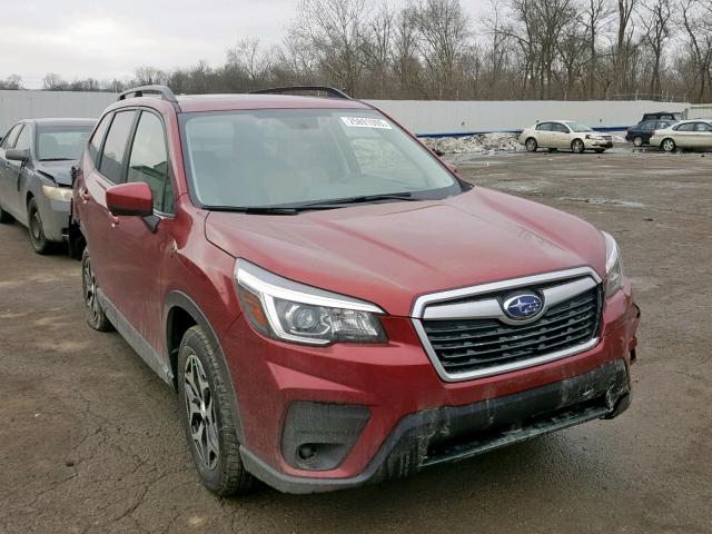 JF2SKAGC3KH408815 - 2019 SUBARU FORESTER P BURGUNDY photo 1