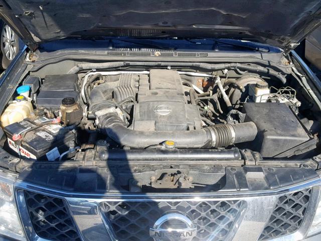 1N6AD07W45C403338 - 2005 NISSAN FRONTIER C GRAY photo 7