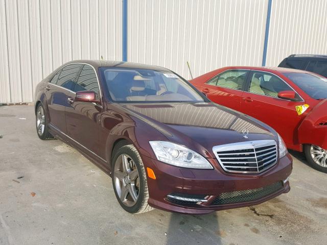 WDDNG7BB7BA369952 - 2011 MERCEDES-BENZ S 550 BURGUNDY photo 1