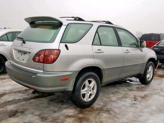 JT6HF10UXY0102659 - 2000 LEXUS RX 300 SILVER photo 4