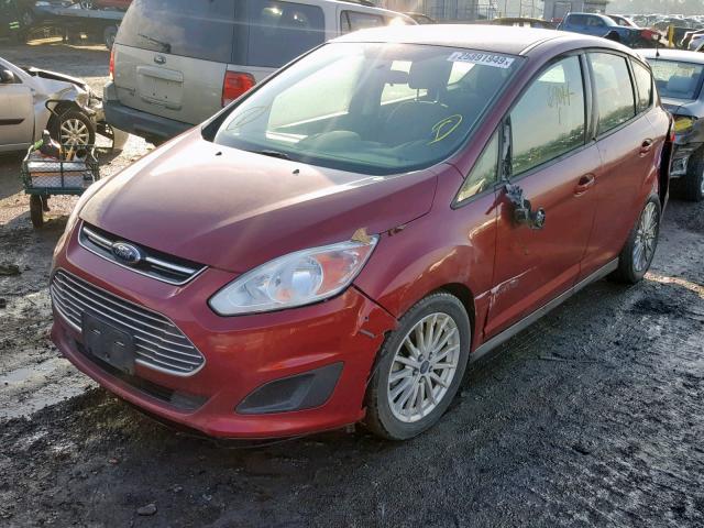 1FADP5AU0DL517238 - 2013 FORD C-MAX SE RED photo 2