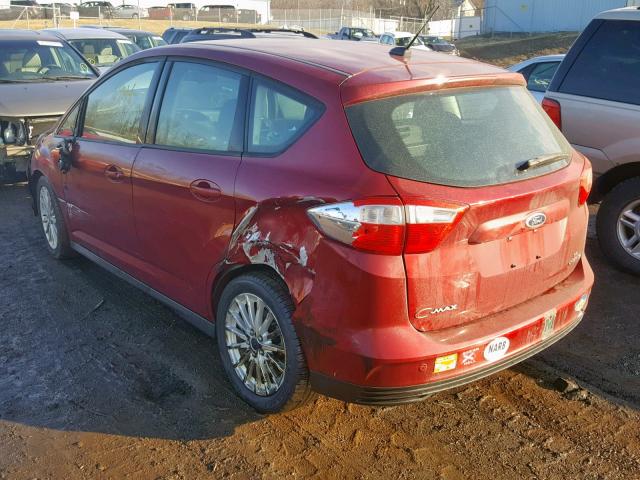 1FADP5AU0DL517238 - 2013 FORD C-MAX SE RED photo 3