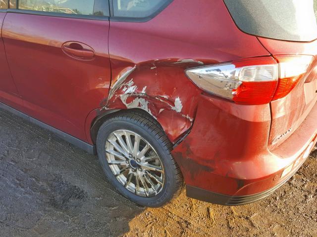 1FADP5AU0DL517238 - 2013 FORD C-MAX SE RED photo 9
