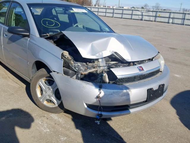 1G8AF52F53Z178756 - 2003 SATURN ION LEVEL SILVER photo 9
