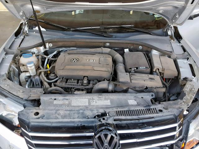 1VWAT7A31EC070154 - 2014 VOLKSWAGEN PASSAT S SILVER photo 7