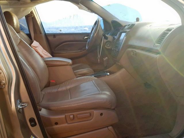 2HNYD18824H557026 - 2004 ACURA MDX TOURIN GOLD photo 5