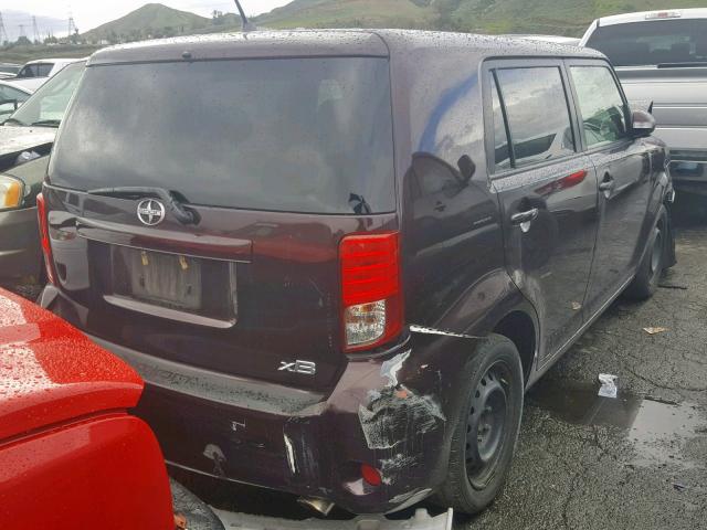 JTLZE4FE1CJ006928 - 2012 TOYOTA SCION XB 勃艮第红 照片 4