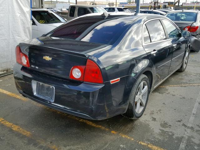 1G1ZC5E04CF200541 - 2012 CHEVROLET MALIBU 1LT BLACK photo 4