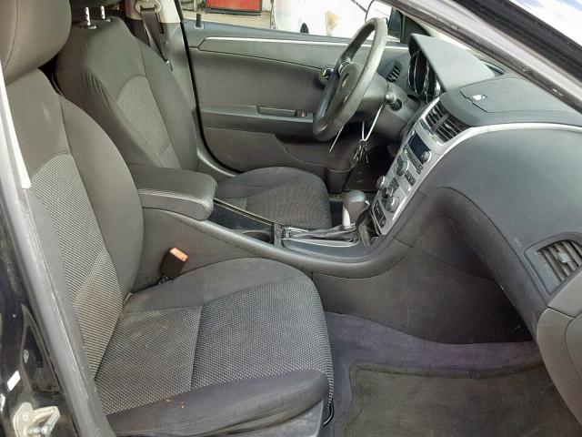 1G1ZC5E04CF200541 - 2012 CHEVROLET MALIBU 1LT BLACK photo 5