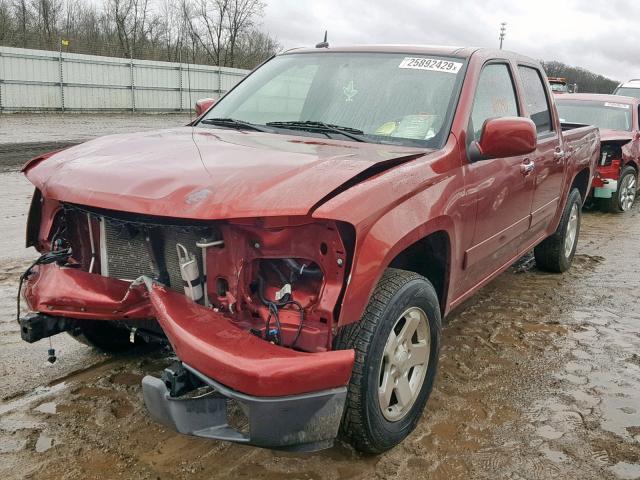 1GCDSCFE0B8141137 - 2011 CHEVROLET COLORADO L BURGUNDY photo 2