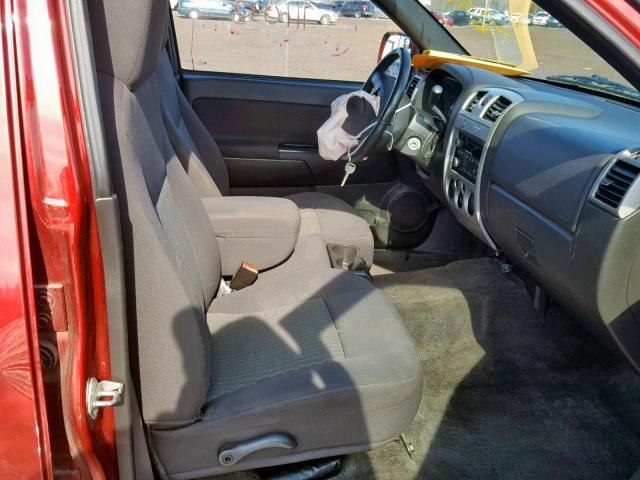 1GCDSCFE0B8141137 - 2011 CHEVROLET COLORADO L BURGUNDY photo 5