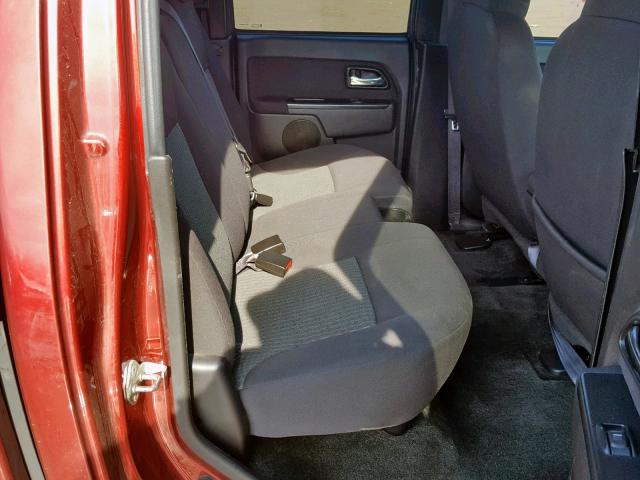 1GCDSCFE0B8141137 - 2011 CHEVROLET COLORADO L BURGUNDY photo 6