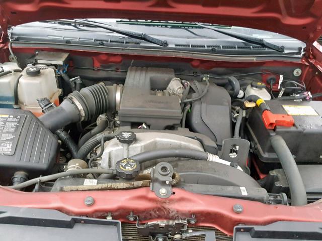 1GCDSCFE0B8141137 - 2011 CHEVROLET COLORADO L BURGUNDY photo 7