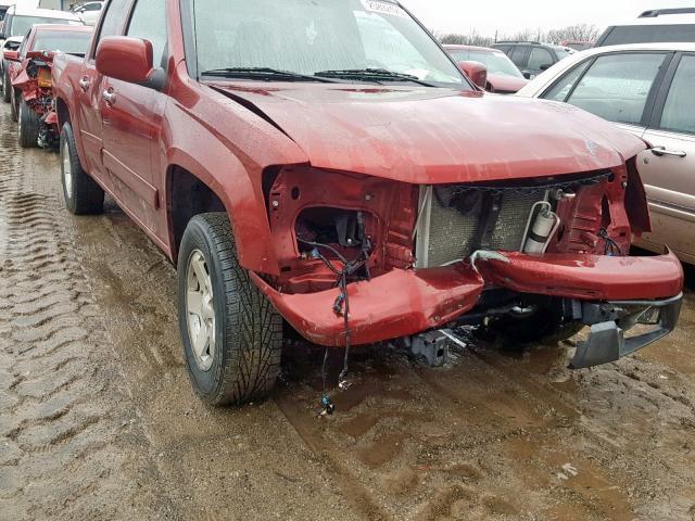 1GCDSCFE0B8141137 - 2011 CHEVROLET COLORADO L BURGUNDY photo 9