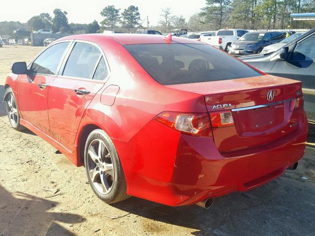 JH4CU2F85DC011198 - 2013 ACURA TSX SE RED photo 3