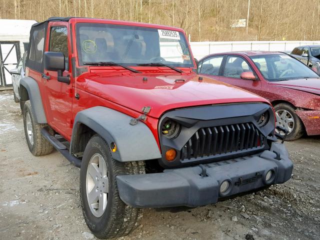 1J4AA2D16BL608794 - 2011 JEEP WRANGLER S წითელი ფოტო 1