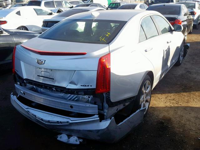 1G6AB5RX0F0105323 - 2015 CADILLAC ATS LUXURY SILVER photo 4