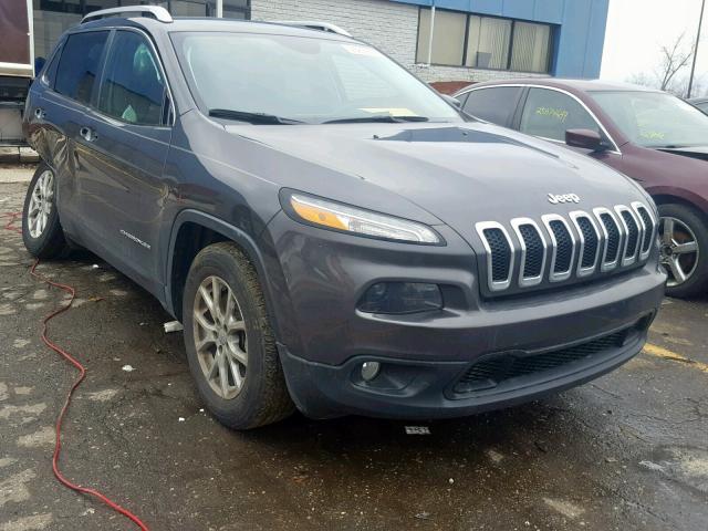 1C4PJMCB6HW599849 - 2017 JEEP CHEROKEE L GRAY photo 1