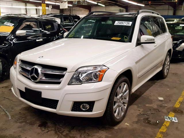 WDCGG8HB3CF808983 - 2012 MERCEDES-BENZ GLK 350 4M WHITE photo 2