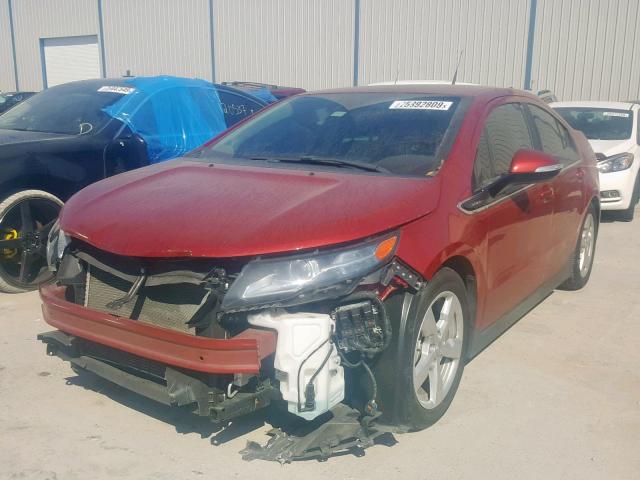 1G1RB6E46EU152812 - 2014 CHEVROLET VOLT RED photo 2