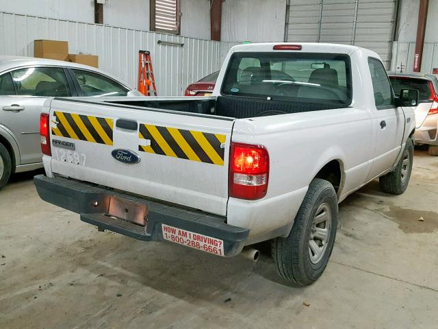 1FTYR10D09PA62908 - 2009 FORD RANGER WHITE photo 4