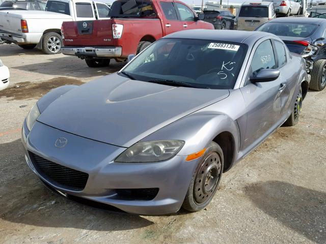 JM1FE173150141880 - 2005 MAZDA RX8 SILVER photo 2