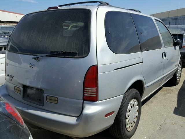 4N2ZN111XWD823801 - 1998 NISSAN QUEST XE SILVER photo 4