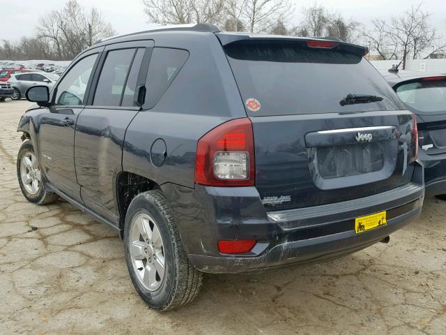 1C4NJCBA4ED728317 - 2014 JEEP COMPASS SP BLACK photo 3