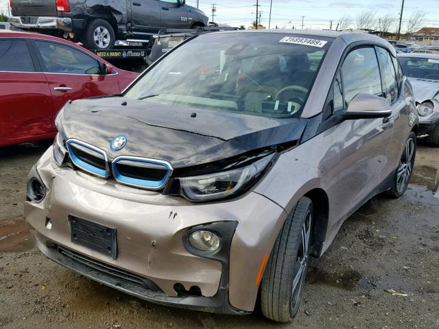 WBY1Z4C51EV275880 - 2014 BMW I3 REX TAN photo 2