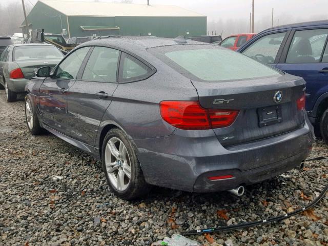 WBA3X9C57ED153489 - 2014 BMW 335 XIGT SILVER photo 3