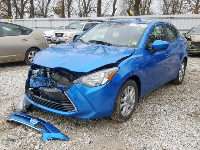 3MYDLBZV3GY110271 - 2016 TOYOTA SCION IA BLUE photo 2